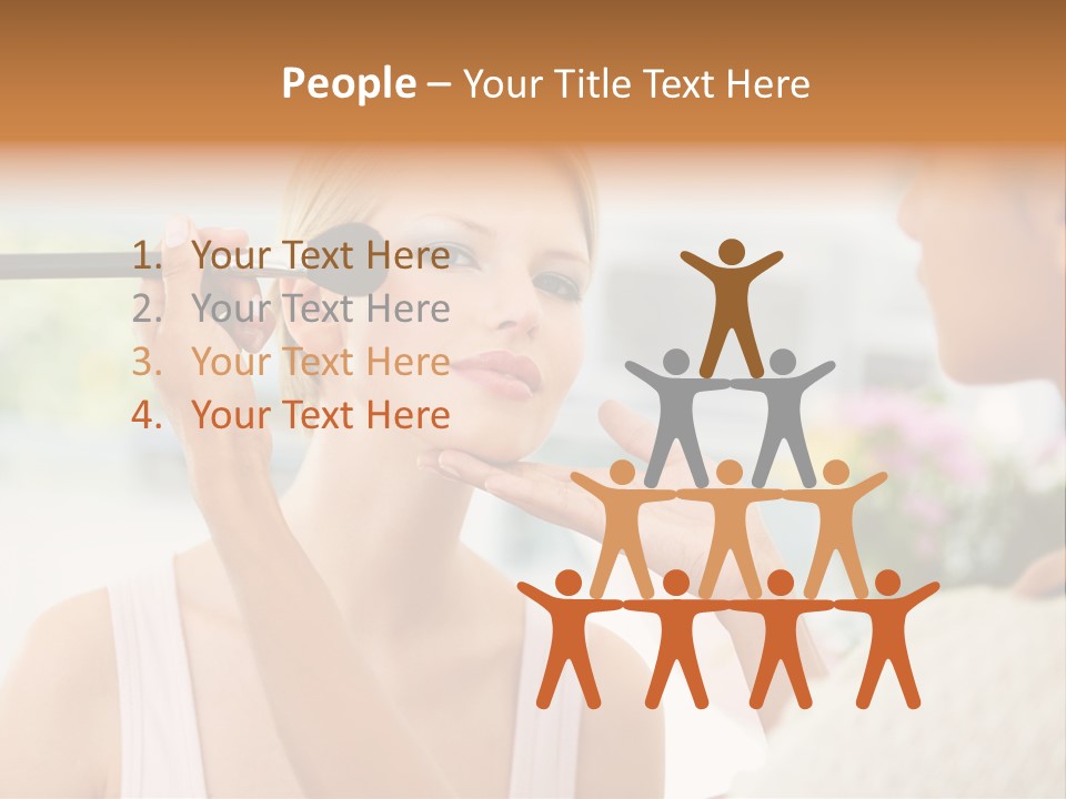 Chair Human Corporation PowerPoint Template