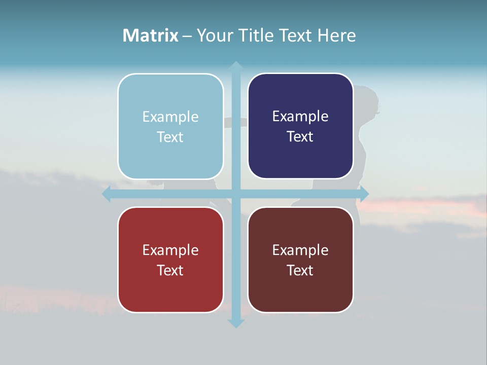 Teamwork Figure Humor PowerPoint Template