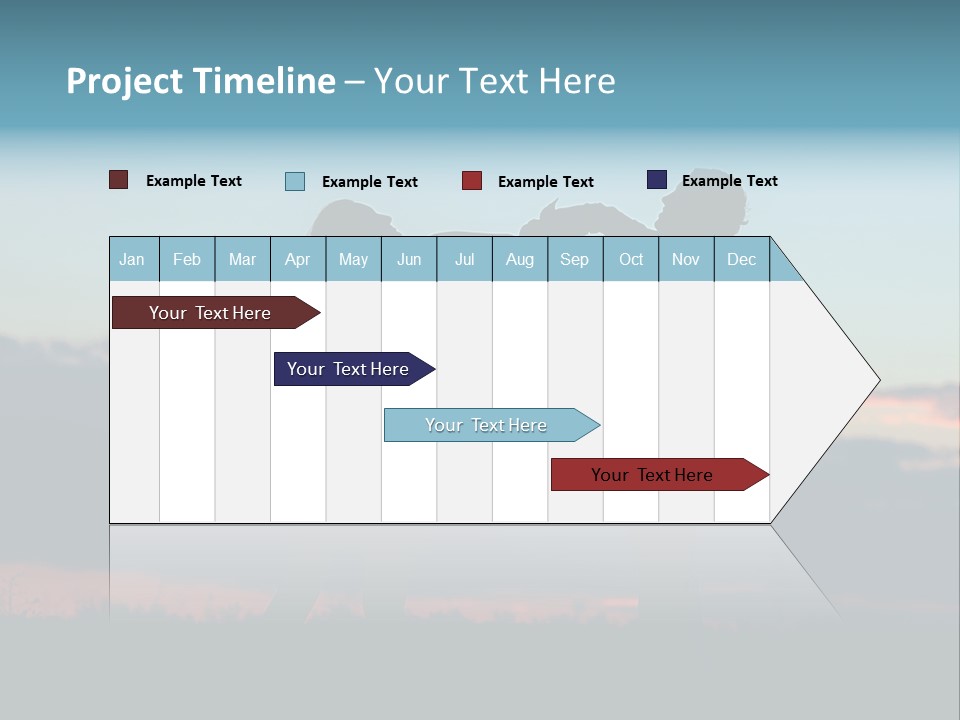 Teamwork Figure Humor PowerPoint Template