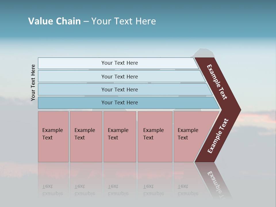Teamwork Figure Humor PowerPoint Template