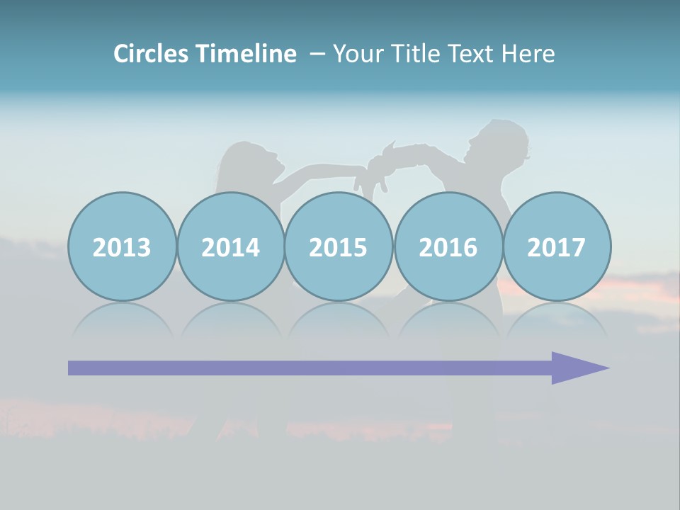 Teamwork Figure Humor PowerPoint Template