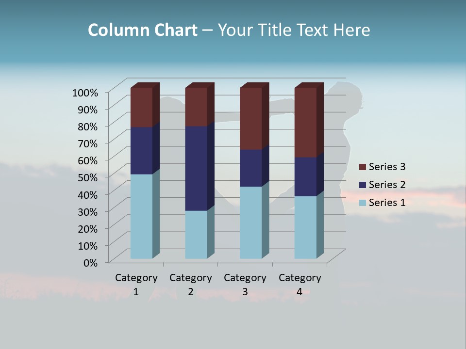 Teamwork Figure Humor PowerPoint Template
