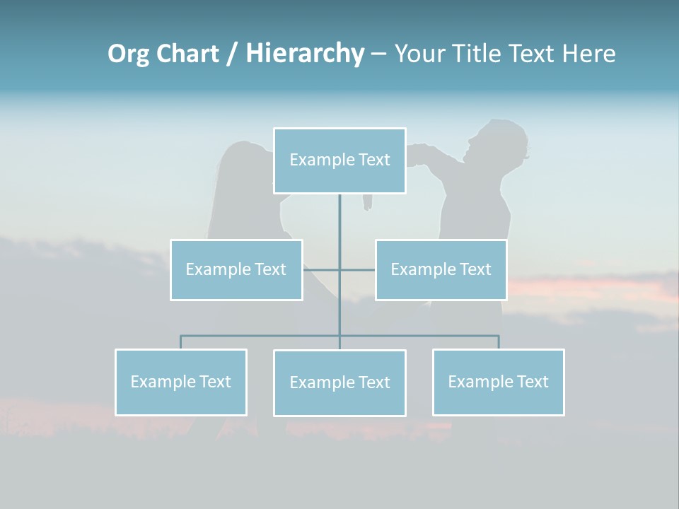 Teamwork Figure Humor PowerPoint Template