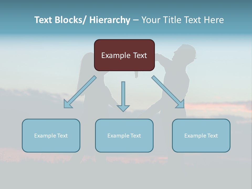 Teamwork Figure Humor PowerPoint Template