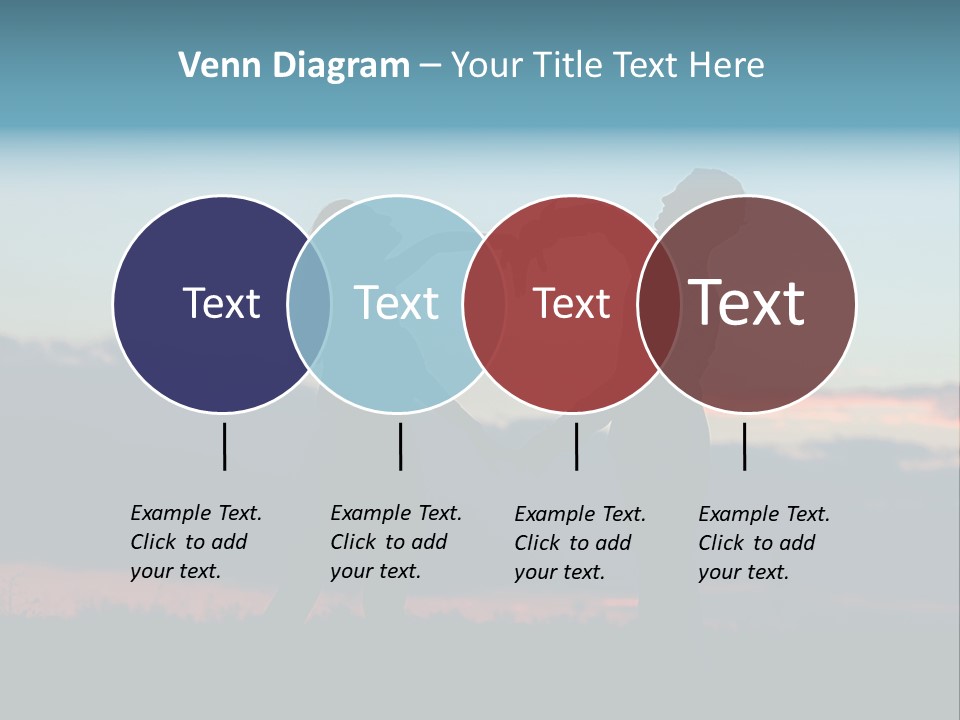 Teamwork Figure Humor PowerPoint Template