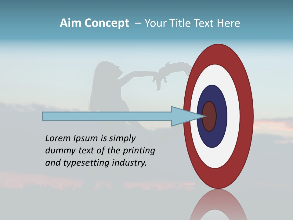 Teamwork Figure Humor PowerPoint Template