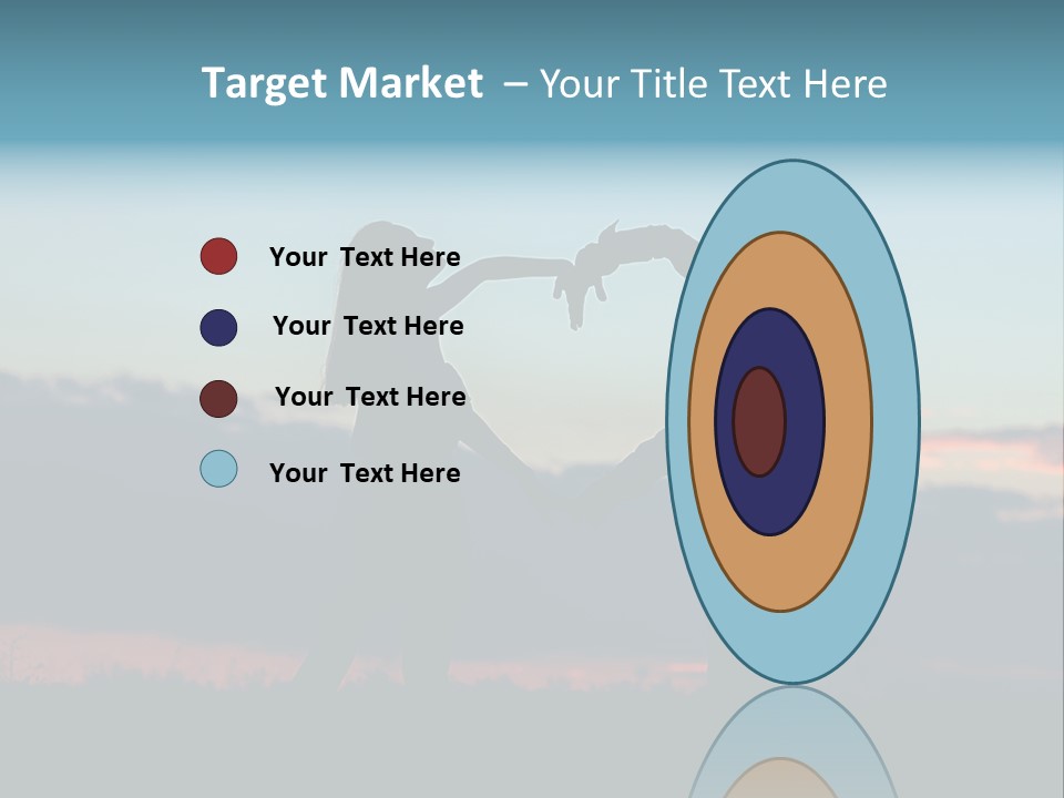 Teamwork Figure Humor PowerPoint Template