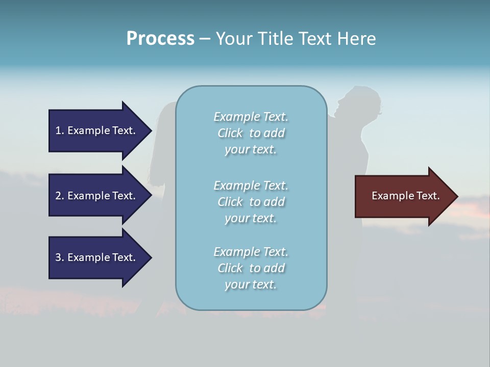 Teamwork Figure Humor PowerPoint Template