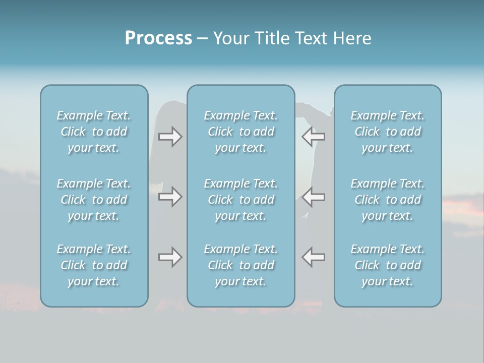 Teamwork Figure Humor PowerPoint Template