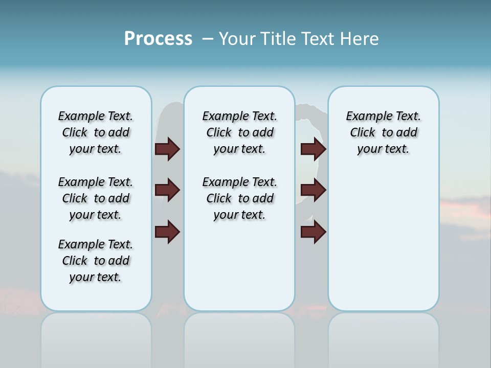 Teamwork Figure Humor PowerPoint Template