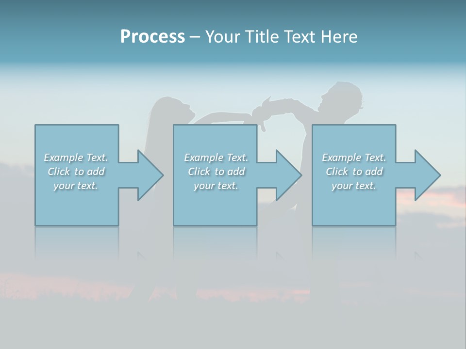 Teamwork Figure Humor PowerPoint Template