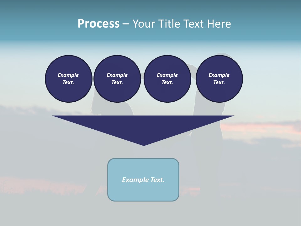 Teamwork Figure Humor PowerPoint Template