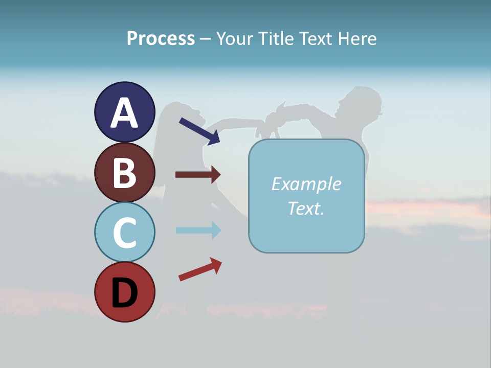 Teamwork Figure Humor PowerPoint Template