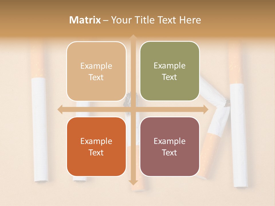 Many Habit Broken PowerPoint Template