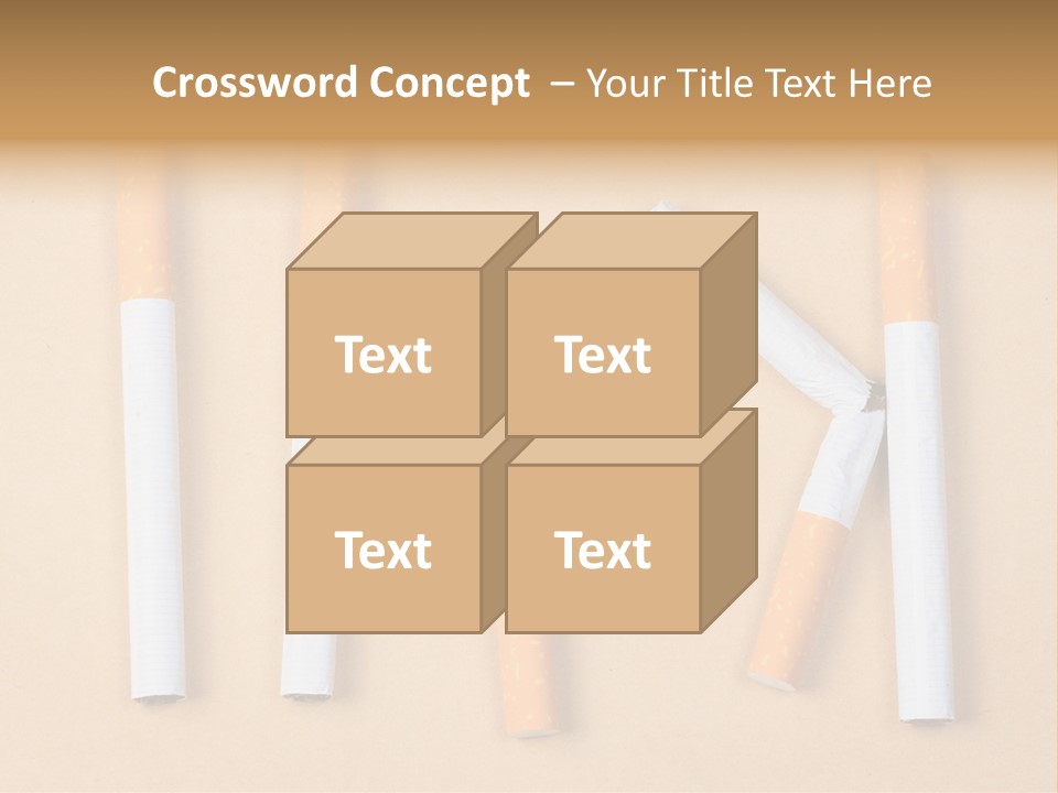 Many Habit Broken PowerPoint Template
