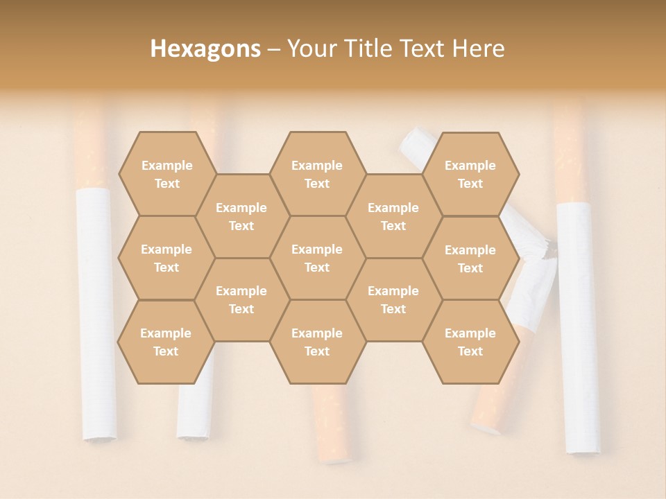 Many Habit Broken PowerPoint Template