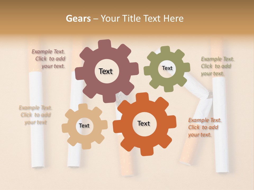 Many Habit Broken PowerPoint Template