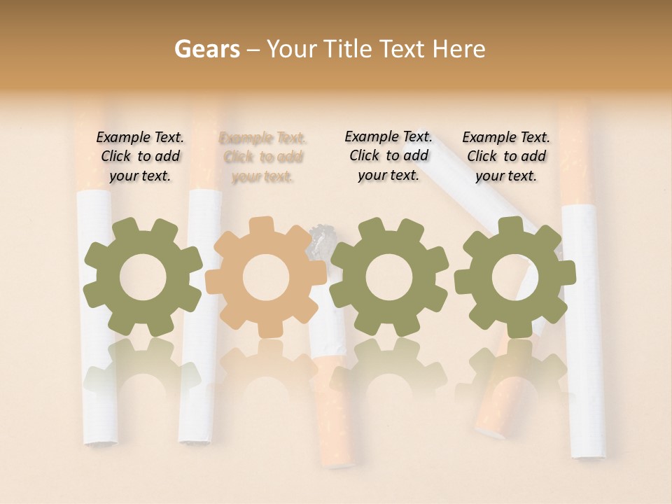 Many Habit Broken PowerPoint Template