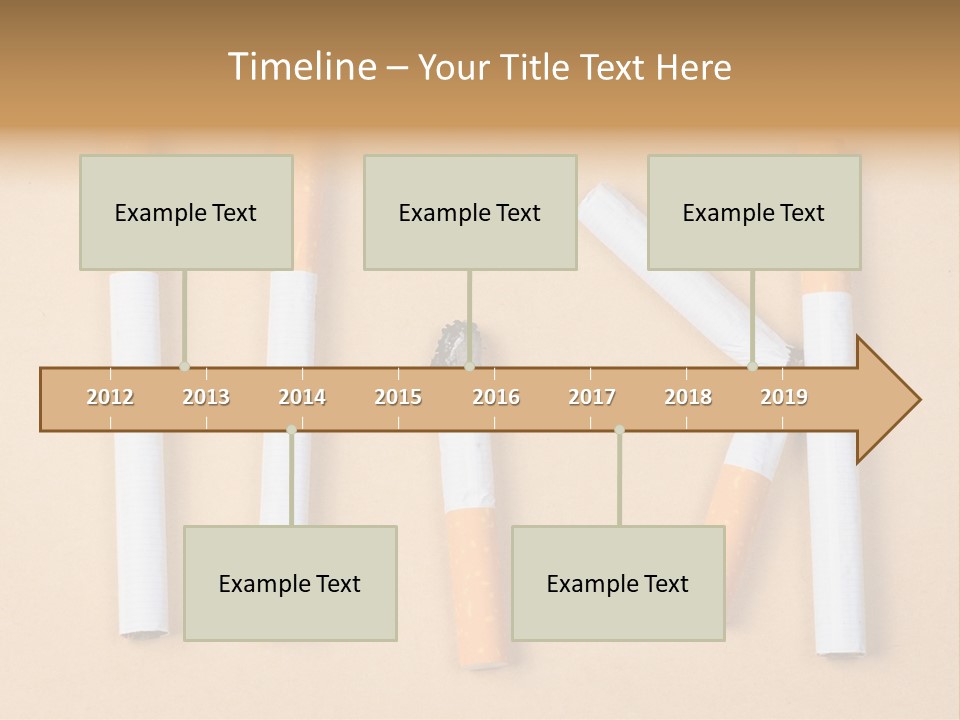 Many Habit Broken PowerPoint Template