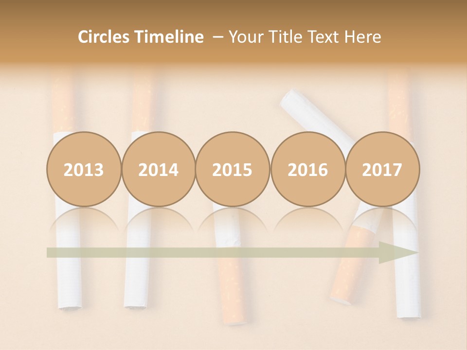 Many Habit Broken PowerPoint Template