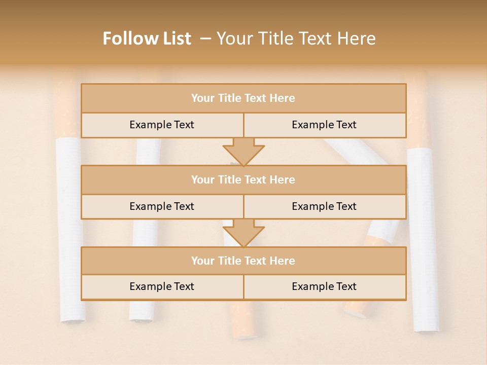 Many Habit Broken PowerPoint Template