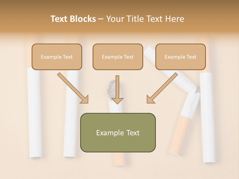 Many Habit Broken PowerPoint Template