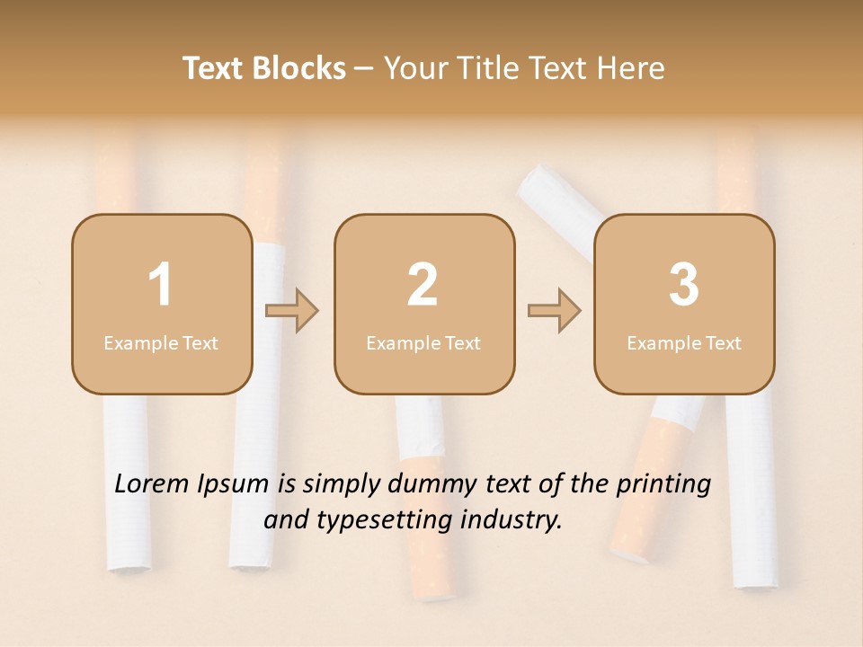 Many Habit Broken PowerPoint Template