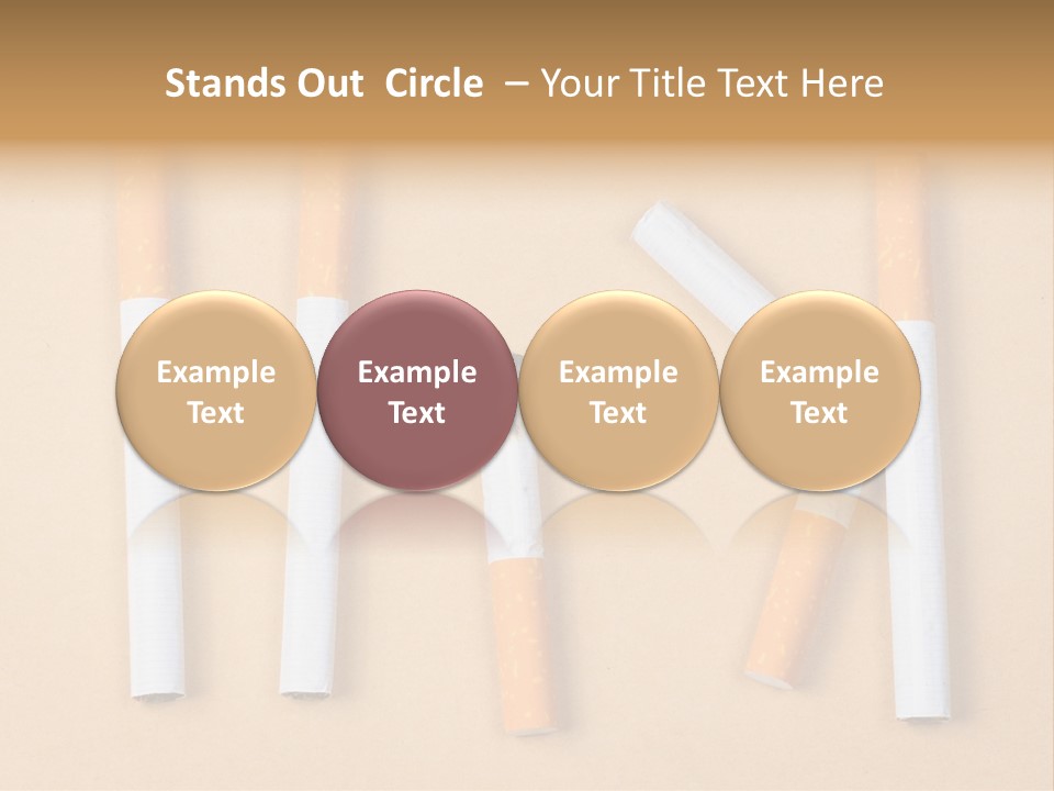 Many Habit Broken PowerPoint Template