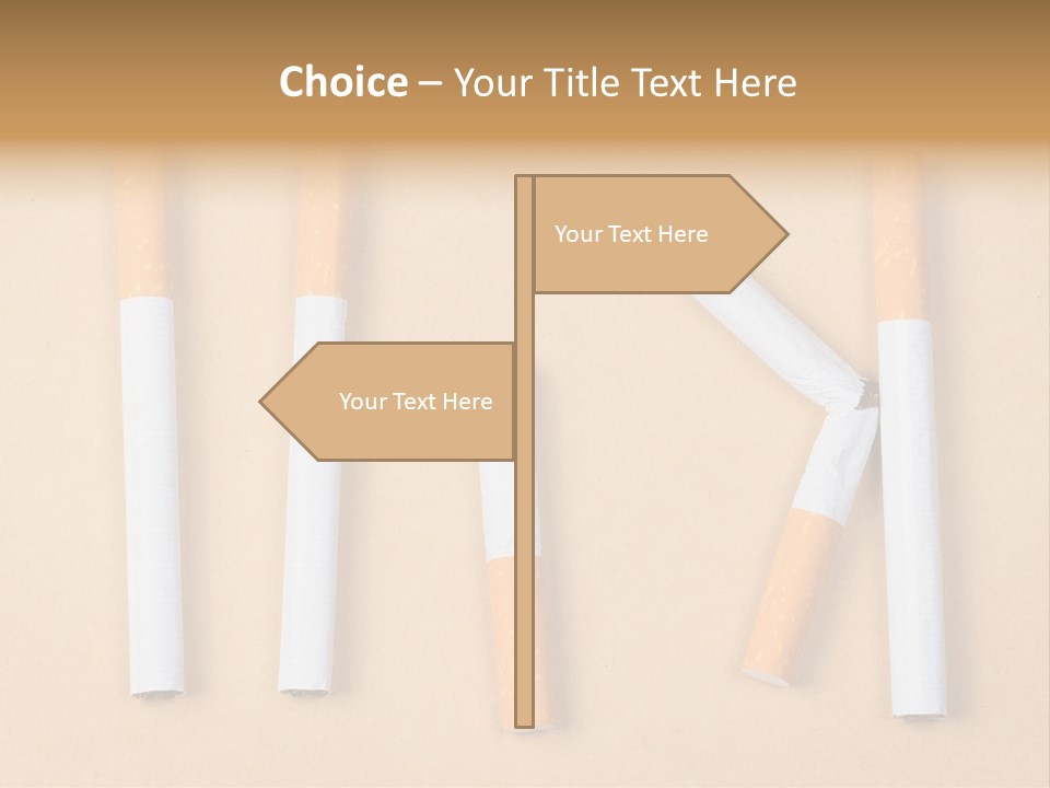 Many Habit Broken PowerPoint Template