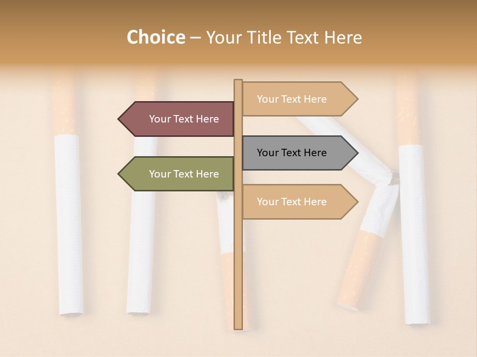 Many Habit Broken PowerPoint Template