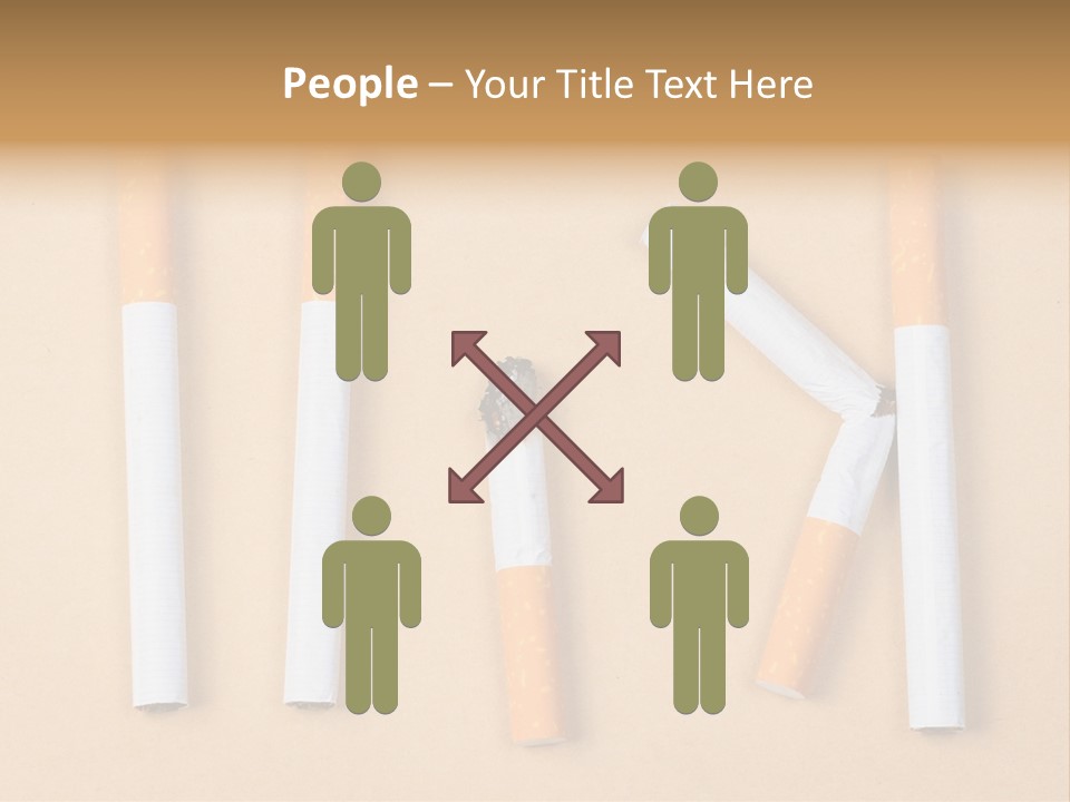 Many Habit Broken PowerPoint Template