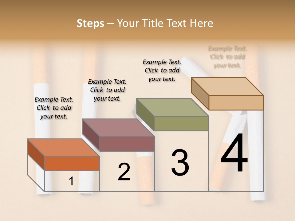 Many Habit Broken PowerPoint Template