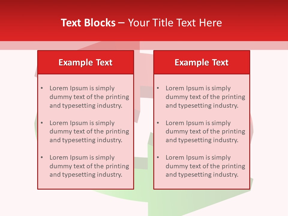 Element Sign Cycle PowerPoint Template