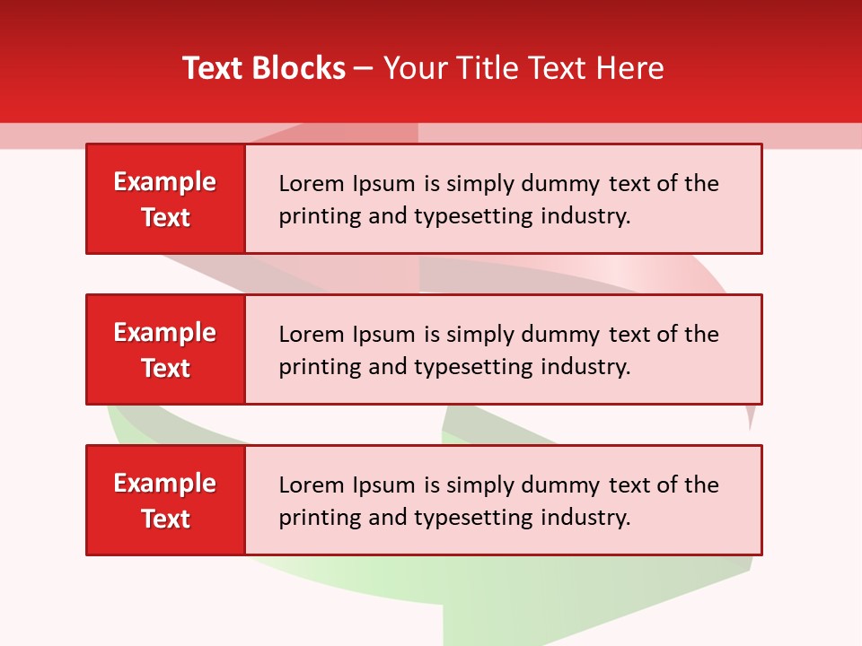 Element Sign Cycle PowerPoint Template