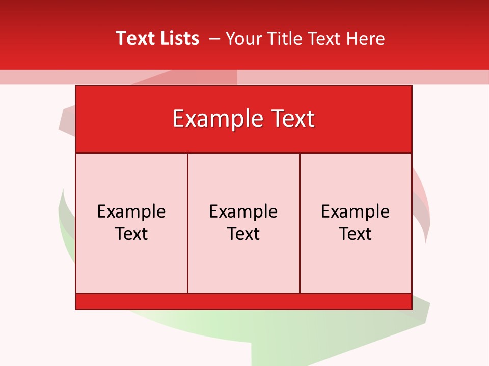 Element Sign Cycle PowerPoint Template