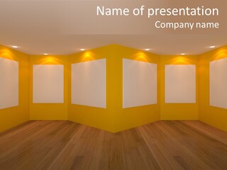 Room Light Banner PowerPoint Template