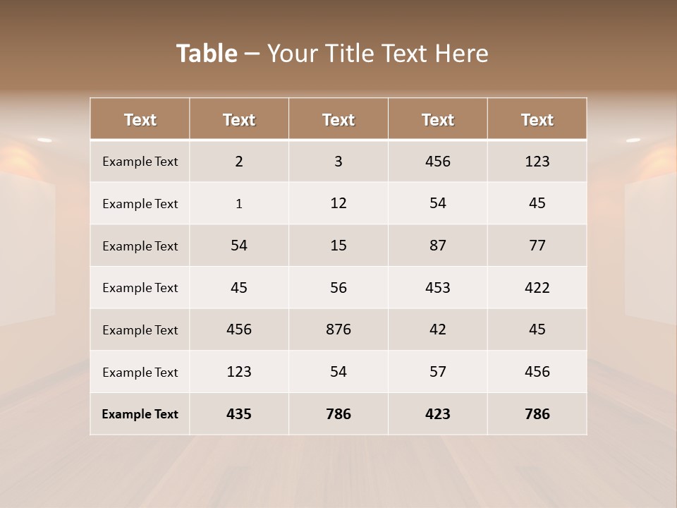 Room Light Banner PowerPoint Template