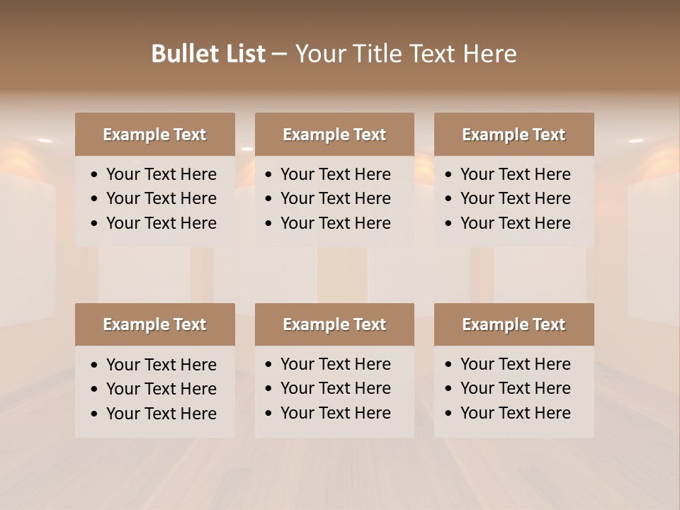 Room Light Banner PowerPoint Template