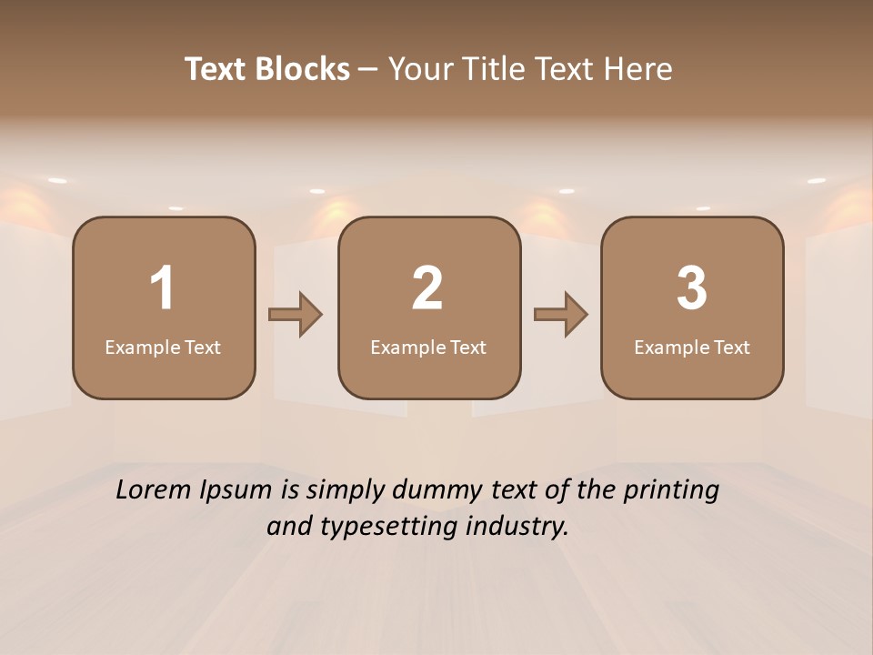 Room Light Banner PowerPoint Template