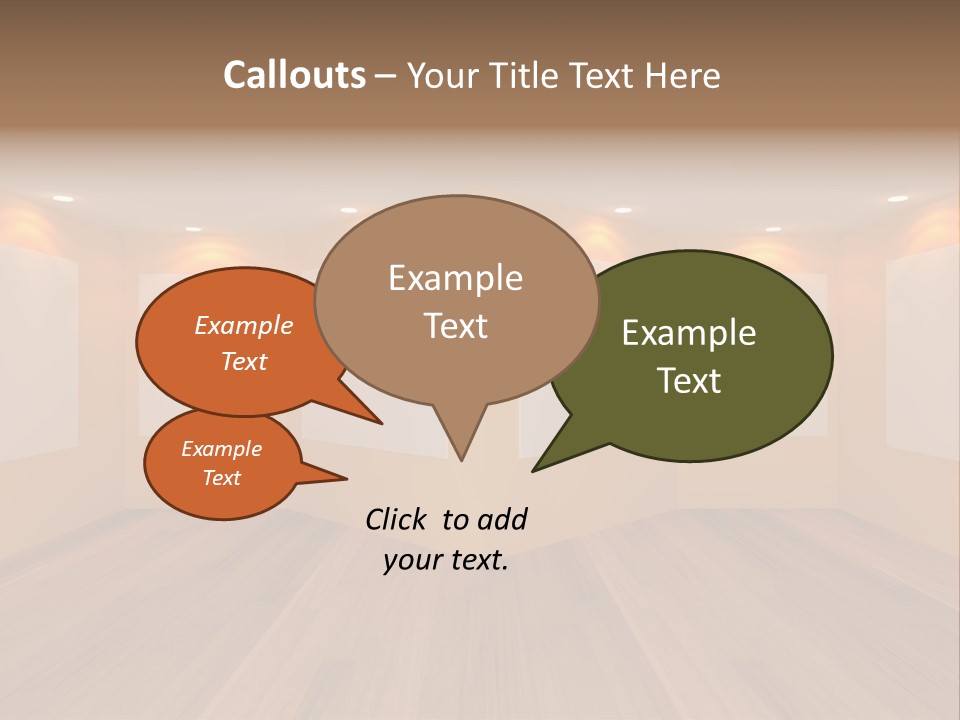 Room Light Banner PowerPoint Template