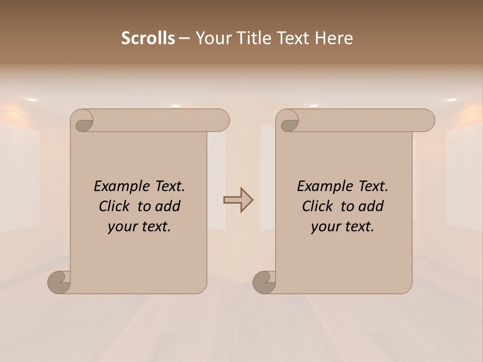 Room Light Banner PowerPoint Template