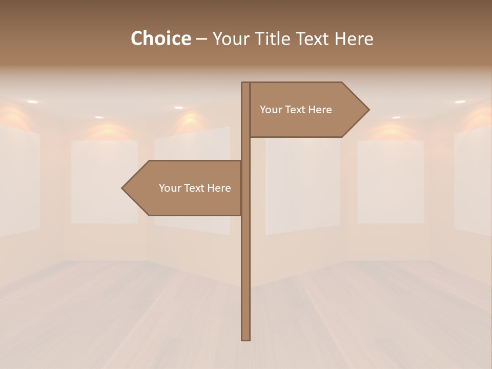 Room Light Banner PowerPoint Template