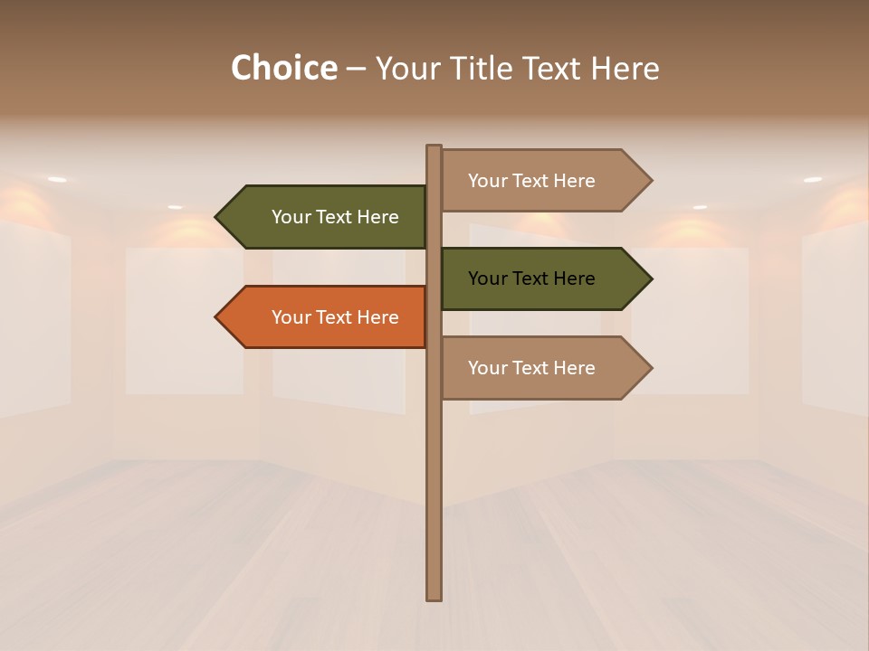 Room Light Banner PowerPoint Template