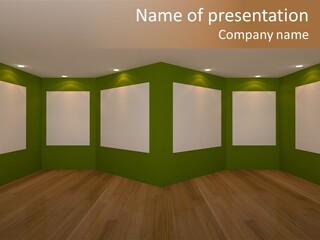 Home Modern Paint PowerPoint Template