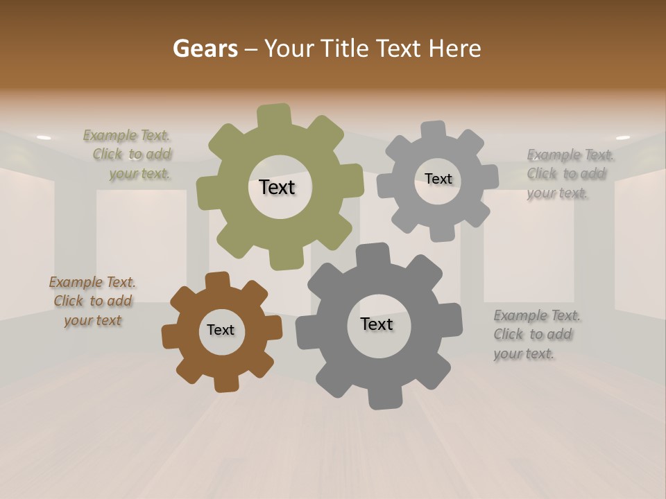 Home Modern Paint PowerPoint Template