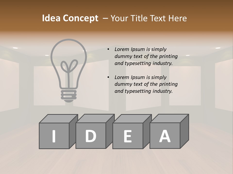 Home Modern Paint PowerPoint Template