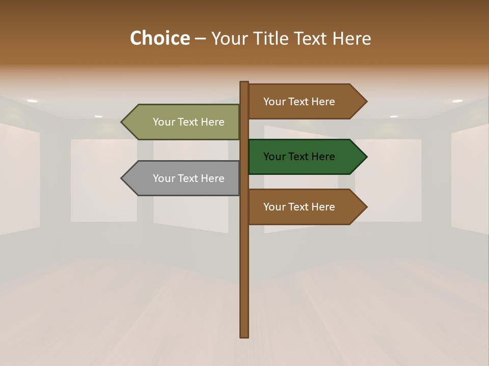 Home Modern Paint PowerPoint Template