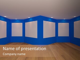 Image Exhibition House PowerPoint Template