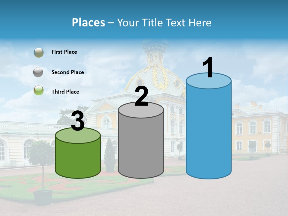 Baroque Golden Balustrade PowerPoint Template