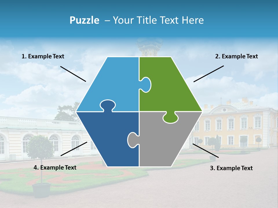 Baroque Golden Balustrade PowerPoint Template